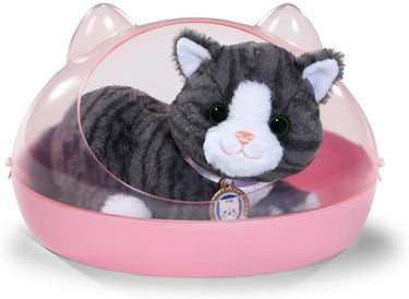 Baby born knuffelkat cookie met geluid en kattenmand - interactief speelgoed
