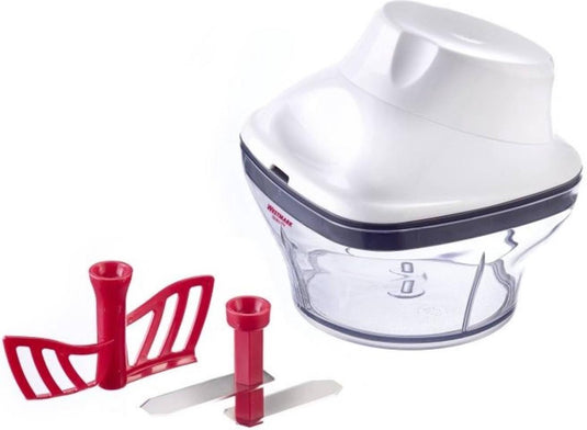 Westmark uien- kruidensnijder dressingmixer, met mes en mixopzetstuk, vulvolume: 250ml, rvs, zilver, 11592260