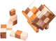 Longfield cube in box – houten hersenkraker – 3d puzzelspel – logisch denkspel – educatief puzzelspel – acaciahout – engelhart