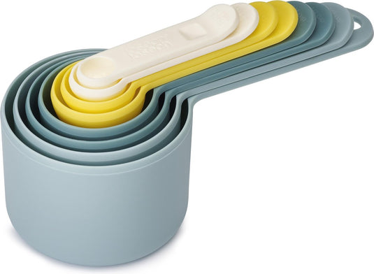 Joseph joseph nest maatlepel - maatcupjes - set 8 stuks - kleurenmix opal