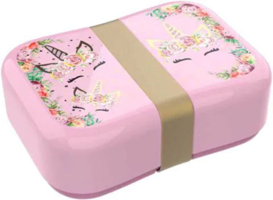 Lunch buddies brooddoos strap unicorn flower