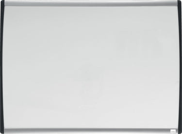 Nobo whiteboard met gewelfde lijst 58.5 x 43cm - inclusief whiteboard accessoires -wit