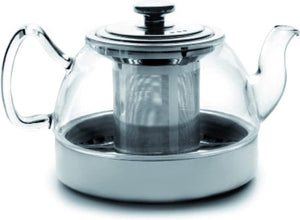 Ibili glazen theepot met inductiefilter 1200l zilver