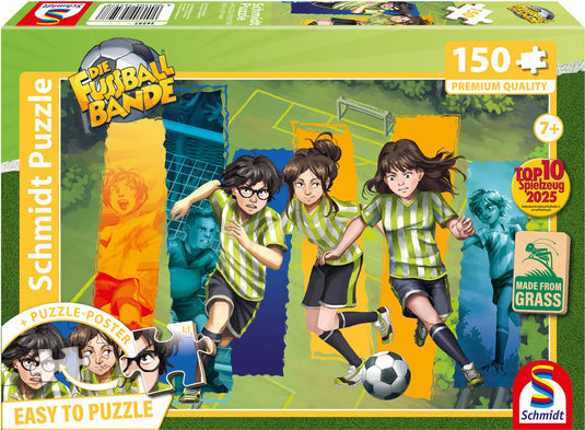 Schmidt - legpuzzel - de voetbalbende, het team van de - die fussballbande - 150 stukjes - kinderen - vanaf 7 jaar