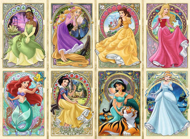 Ravensburger puzzel disney princess - 1000 stukjes karton.
