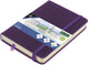 Kangaro schetsboek - a6 - purple heart - met elastiek en lint