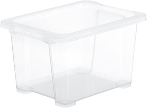 Rotho core basic opbergbox - set van 4 - stapelbaar - 15 ltr