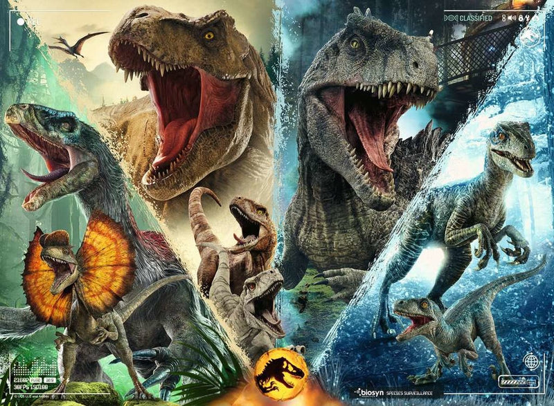 Afbeelding laden in galerijviewer, Ravensburger puzzel jurassic world dominion - legpuzzel - 100 xxl stukjes
