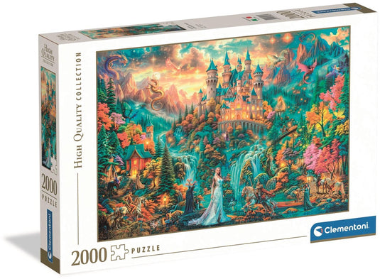 Clementoni legpuzzel legends of the hidden realm - puzzel 2000 stukjes fantasy - high quality collection - legpuzzels en puzzels voor volwassenen