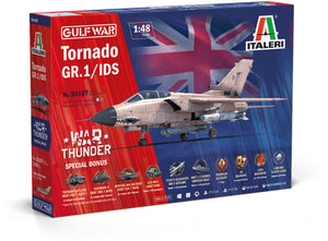 Italeri modelbouwpakket militaire voertuigen - 35107 tornado gr.1 ids - straaljager - war thunder special bonus! plastic - 1:48 - modelbouw