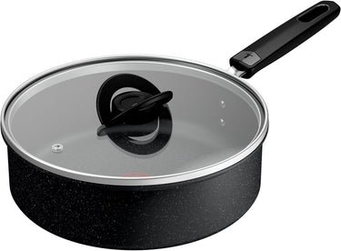 Tefal ultimate - hapjespan - ø24 cm - met deksel - geschikt voor inductie - anti-aanbaklaag - geschikt voor gebruik met metalen spatels