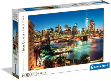 Clementoni puzzel brooklyn bridge lights, 6000st.