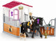Schleich horse club - speelfigurenset - paardenstal met horse club tori princess - kinderspeelgoed voor jongens en meisjes - 5 tot 12 jaar - 14 onderdelen - 42437