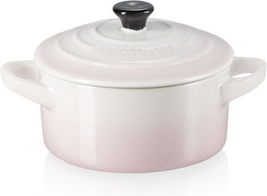 Le creuset - aardewerk - mini braadpan 10cm 0,25l shell pink