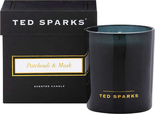 Ted sparks - geurkaars demi - patchouli musk