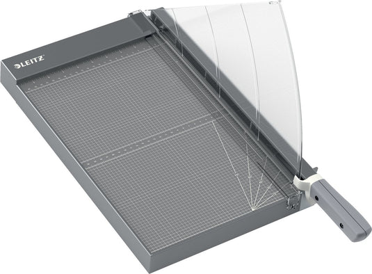 Leitz precision office pro snijtafel a4+ met mesbeveiliging voor kantoor - snijdt tot 25 a4-vel - antraciet