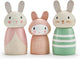 Tender leaf toys speelfiguren bunny tales junior hout 3-delig