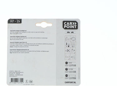 Carpoint ultrabright h7 12v 55w halogeenlamp – krachtig licht - duurzaam - energiezuinig weersbestendig