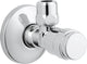 Grohe eggemann hoekstopkraan - 1 2 - chroom