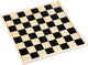 Engelhart tweezijdig schaak- en dambord van hout – groot spelbord 40 x 40 cm – houten bord voor schaakspel dammen – klassiek bordspel –