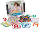 Plus-plus basic opbergbox abc 123 bouwset - 3923 - bouwspeelgoed - constructiespeelgoed - set met 2000 bouwstenen - vanaf 5 jaar