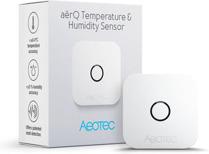 Aeotec aërq temperatuur vochtigheidssensor z-wave plus