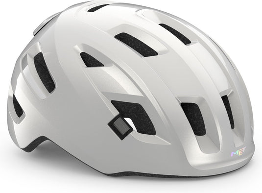 Met e-mob fietshelm mannen vrouwen - fietshelm e bike volwassenen - maat s (52-56cm) - nta8776 - white