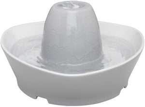Petsafe ® streamside ceramic pet fountain - keramische drinkfontein voor katten en kleine honden - water borrelt zacht over de toren - door het design van alle kanten bereikbaar - 1,8 liter - streamside