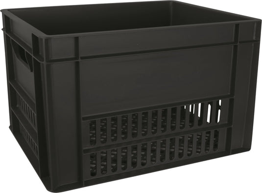 Fastrider fietskrat large zwart recyclaat
