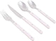 Bo-camp - pastel - bestekset - honfleur - rvs - 16-delig - 4 personen - lila