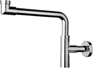 Plieger designsifon ruimtebesparend chroom