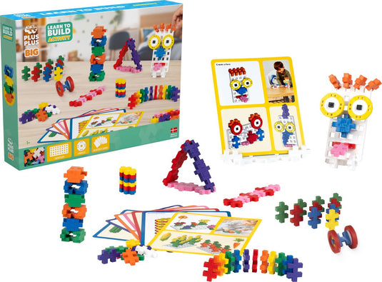 Plus-plus learn to build 130 delige bouwset - 3448 - bouwspeelgoed voor jonge kinderen - constructiespeelgoed - set met bouwstenen - vanaf 1 jaar