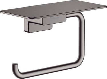 Hansgrohe addstoris closetrolhouder met planchet brushed black chrome