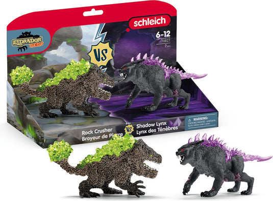 Schleich eldrador creatures shaduw lynx vs. rotsbreker -70827