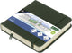 Kangaro schetsboek - 12x12cm - forest green - pu-hardcover - met elastiek en leeslint