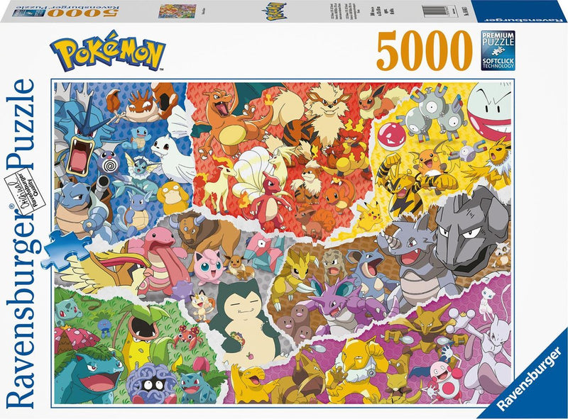 Afbeelding laden in galerijviewer, Ravensburger puzzel pokã©mon - legpuzzel - 5000 stukjes
