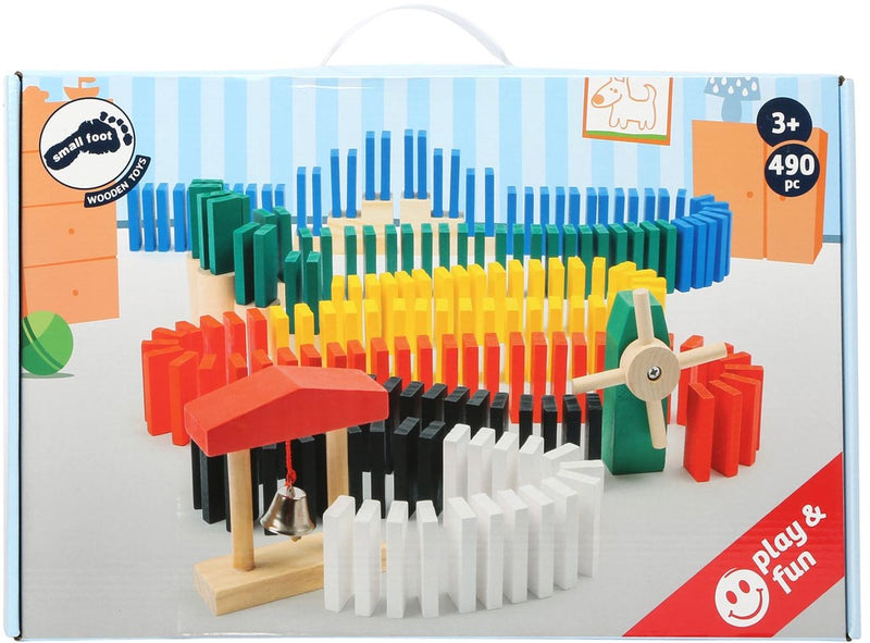 Afbeelding laden in galerijviewer, Small foot - houten domino rally, 490dlg.
