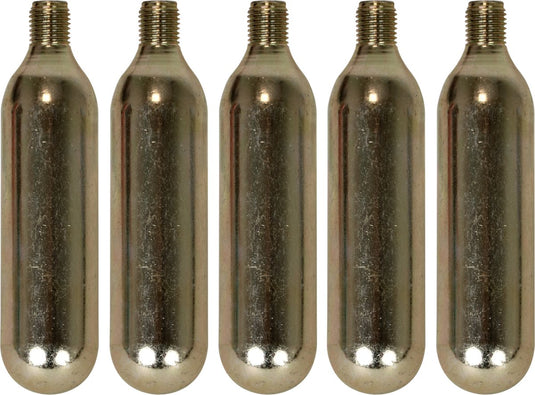 Dresco co2 patroon 16 gram staal zilver 5-delig