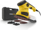 Powerplus multischuurmachine powx0485 - 260 w - 3-in-1: rechthoek, rond, delta - 12 schuurbladen, stofopvangzak, opbergkoffer