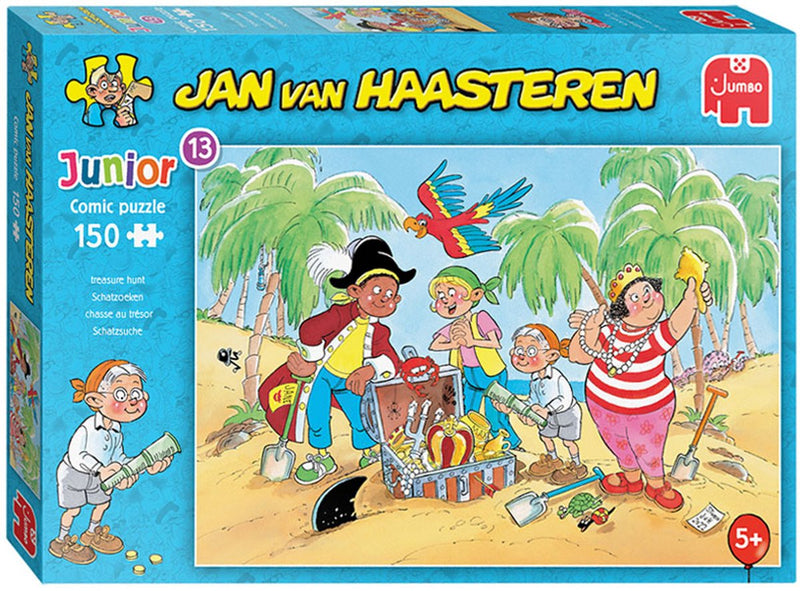 Afbeelding laden in galerijviewer, Jan van haasteren legpuzzel junior schattenjacht, 150st.
