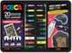 Posca uni uni verfmarker koffer groovy colours 20 stuks
