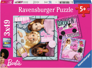 Ravensburger puzzel barbie - legpuzzel - 3x49 stukjes