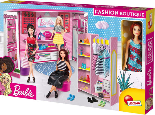 Lisciani - barbie - fashion boutique met barbiepop