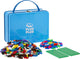 Plus-plus basic reiskoffer 600 delige bouwset blauw - 7002 - bouwspeelgoed - constructiespeelgoed - set met bouwstenen - vanaf 5 jaar