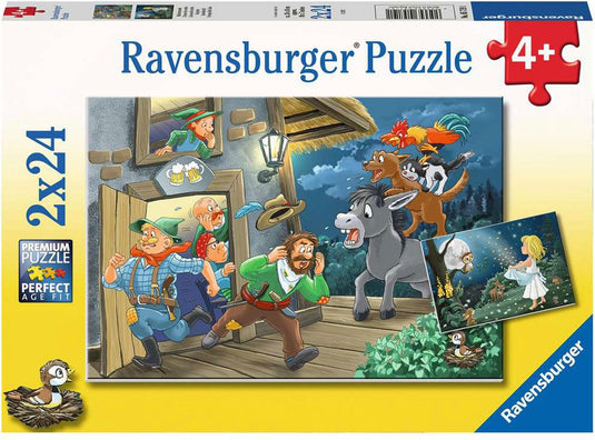 Ravensburger puzzel sprookjes - legpuzzel - 2x24 stukjes