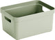 Sunware - sigma home opbergbox 5l groen - 25,2 x 17,5 x 12,2 cm