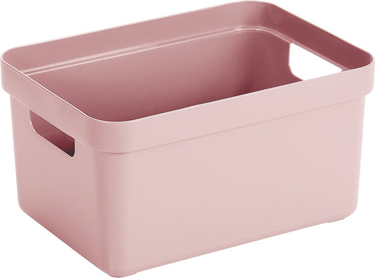 Sunware - sigma home opbergbox 13l roze - 35 x 24,6 x 18,3 cm