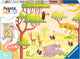 Ravensburger puzzel puzzle play safari - legpuzzel - 2x24 stukjes