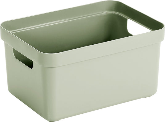 Sunware - sigma home opbergbox 5l groen - 25,2 x 17,5 x 12,2 cm