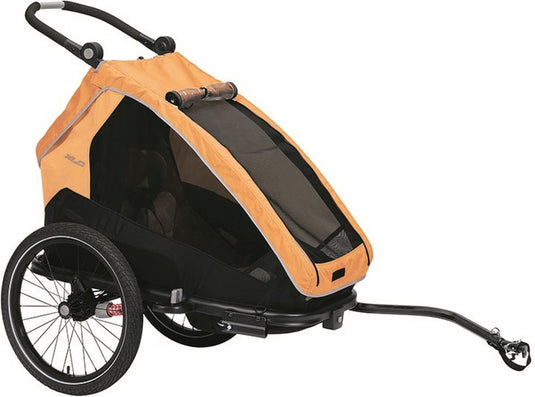 Xlc monos fietskar - oranje - bs-c09 - kinderwagen - jogger